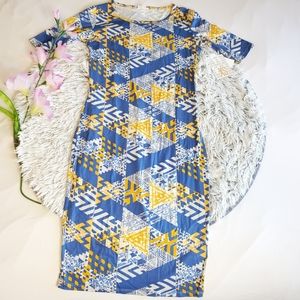 LulaRoe round neck Julia -XS dress